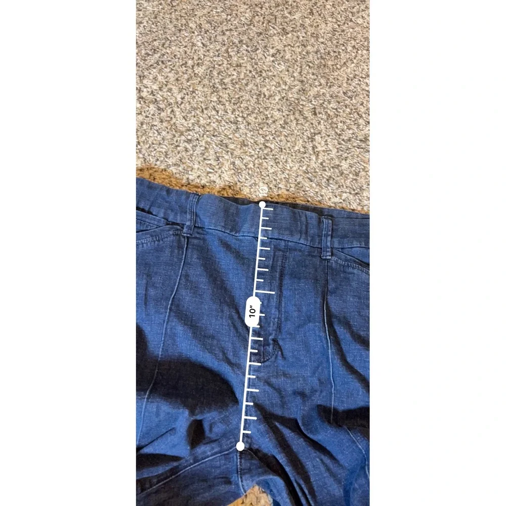 White House Black Market The Slim Ankle High Rise Dark Wash Seam Jeans Womens 10